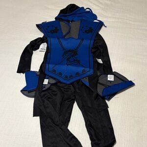 Blue Ninja Kids Costume Little Boys 4-6
